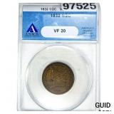 1832 Classic Head Half Cent ANACS VF20
