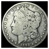 1892-S Silver Morgan Dollar LIGHTLY CIRCULATED