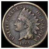 1861 Indian Head Cent LIGHTLY CIRCULATED
