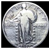 1927-S Standing Liberty Silver Quarter  LIGHTLY C