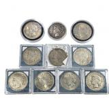 [10 Coins] 1922-1927 Silver Peace Dollar