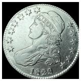 1829 Capped Bust Half Dollar CHOICE AU