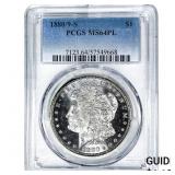 1880/9-S Morgan Silver Dollar PCGS MS64 PL