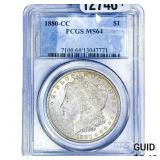 1880-CC Morgan Silver Dollar PCGS MS64