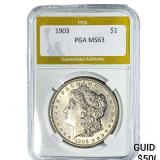 1903 Morgan Silver Dollar PGA MS63