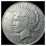 1928 Silver Peace Dollar CLOSELY UNCIRCULATED