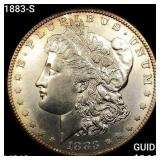1883-S Morgan Silver Dollar UNCIRCULATED +