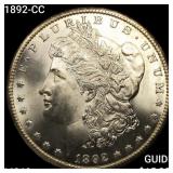 1892-CC Morgan Silver Dollar CHOICE BU