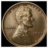 1925-S Lincoln Wheat Cent NEARLY UNCIRCULATED