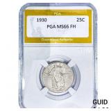 1930 Standing Liberty Quarter PGA MS66 FH