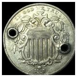 1868 Shield Nickel HIGH GRADE