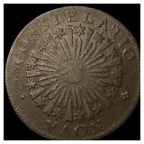 1783 Nova Constellatio Copper Quint. LIGHTLY CIRCU