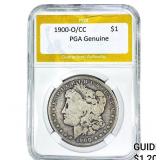 1900-O/CC Morgan Silver Dollar PGA Genuine