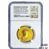 Ptolemaic Ptolemy III, 246-222 BC Gold Octodrachm