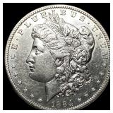 1884-S Silver Morgan Dollar CHOICE AU