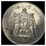 1978 Silver 50 Francs France GEM BU