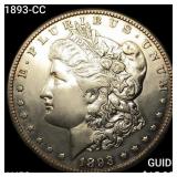1893-CC Morgan Silver Dollar CLOSELY UNCIRCULATED