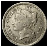 1881 Nickel Three-Cent Piece