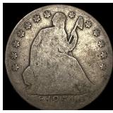1854-O Silver Seated Liberty Half Dollar NICELY CI
