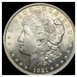 1921 Silver Morgan Dollar SUPERB GEM BU