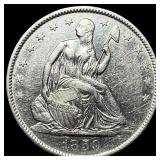 1859-O Silver Half Dollar CLOSELY UNCIRCULATED
