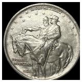 1925 Stone Mountain Silver Half Dollar CLOSELY UNC