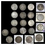 [20 Coins] 1879-1921 Morgan Silver Dollar