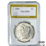 1899 Morgan Silver Dollar PGA MS63