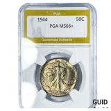 1944 Walking Liberty Half Dollar PGA MS66+