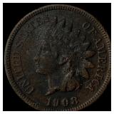 1908-S Indian Head Cent LIGHTLY CIRCULATED