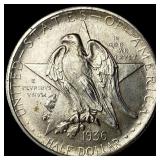 1936 Silver Half Dollar Texas Centennial GEM BU