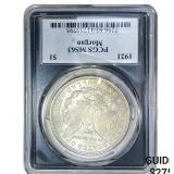 1921 Morgan Silver Dollar PCGS MS63