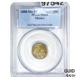 1888-Mo M 10C Mexico PCGS MS64