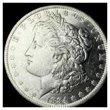 1884-O Silver Morgan Dollar SUPERB GEM BU