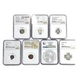 [7 Coins] AD 337-2016 Mixed U.S. Coins w/ Ancient
