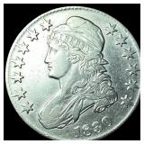 1830 Capped Bust Half Dollar CLOSELY  UNCIRCULATE