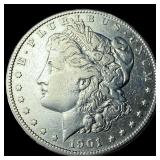 1901-S Silver Morgan Dollar CLOSELY UNCIRCULATED