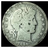 1896-O Silver Barber Half Dollar NICELY  CIRCULAT