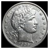 1906-D Silver Barber Half Dollar UNCIRCULATED