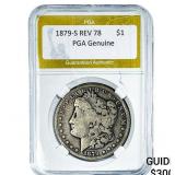 1879-S Rev 78 Morgan Silver Dollar PGA G