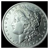 1892-O Morgan Silver Dollar CLOSELY UNCIRCULATED