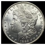 1885-O Silver Morgan Dollar SUPERB GEM BU