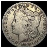 1890-CC Silver Morgan Dollar LIGHTLY CIRCULATED
