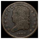 1829 Classic Head Half Cent LIGHTLY CIRCULATED