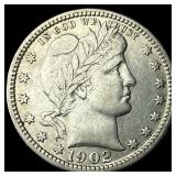 1902 Barber Quarter CLOSELY UNCIRCULATED