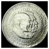 1953-S Silver Booker T. Washington/Carver Half Dol