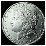 1896 Morgan Silver Dollar CLOSELY UNCIRCULATED