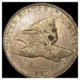 1857 Flying Eagle Cent CHOICE AU