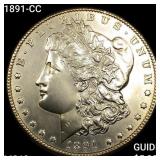 1891-CC Morgan Silver Dollar CHOICE BU