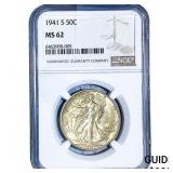 1941-S Walking Liberty Half Dollar NGC MS62